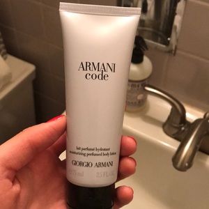 Armani code body lotion